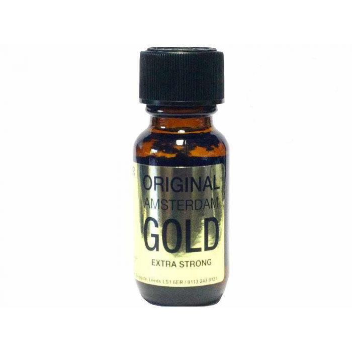 Wissen Picasso Streven Original Amsterdam Gold Aroma - 25ml Extra Strong Poppers - POPPERSUPERSHOP